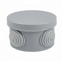 EKF PROxima Коробка распаячная КМР-040-039 с крышкой наружная (85х40) 4 мембранных ввода IP54 розничный стикер