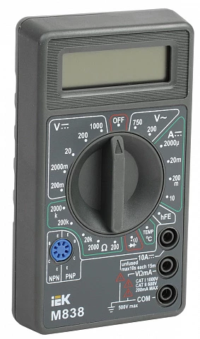 IEK Мультиметр цифровой Universal M838