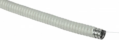 IEK ELASTA Металлорукав Р3-ЦПнг-20 (50м) с протяжкой серый