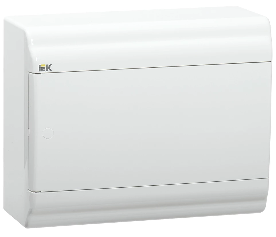 IEK PRIME Корпус пластиковый навесной ЩРН-П-9 белый/белая дверь IP41