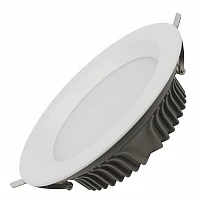 ЭРА Светильник даунлайт светодиодный SDL-10-90-40K-W30 встраиваемый круглый 30Вт 4000K 2700лм D195х65