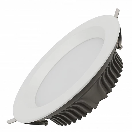 ЭРА Светильник даунлайт светодиодный SDL-10-90-40K-W30 встраиваемый круглый 30Вт 4000K 2700лм D195х65