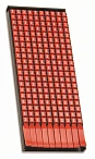 DKC Маркер для кабеля сечением 4-6мм пустой красный