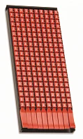 DKC Маркер для кабеля сечением 4-6мм пустой красный