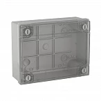 DKC Коробка ответвит. с гладкими стенками и прозрачной крышкой, IP56, 380х300х120мм
