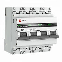 EKF PROxima ВА 47-63 Автоматический выключатель  (С) 4P 1А 4,5kA