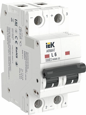IEK ARMAT Автоматический выключатель M06N-DC 2P L 6А