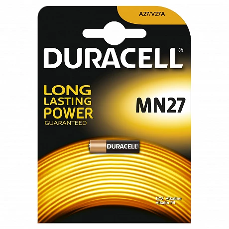 Duracell 5007388 Щелочная батарейка MN27 для сигнализаций MN27