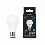 Gauss Лампа A60 7W 710lm 6500K E27 LED 1/10/50