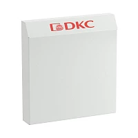 DKC Защитная панель IP56, листовая сталь RAL7035, для вентиляторов и решеток 112x112 мм