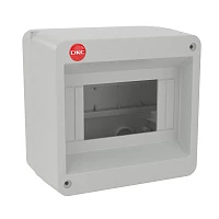 DKC Щиток настенный, ral 7035, без крышки, 6мод.