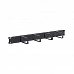 DKC Кабельный органайзер 4 кольца 1U для 19" IT-корпусов, RAL9005