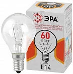 ЭРА ДШ 60-230-E14-CL ДШ шар 60Вт 230В Е14 цветная упаковка