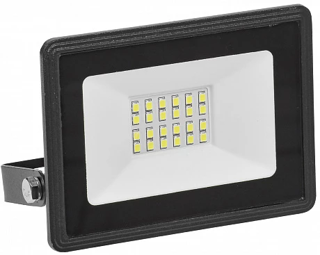 IEK Черный Прожектор LED СДО 06-30 IP65 6500 K