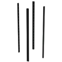 DKC Стойки вертикальные для напольных 19" IT-корпусов ДКС серии CQE, В=1800мм, без дополнительных креплений, 4шт, RAL9005
