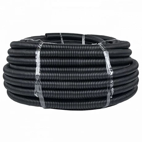 EKF PROxima Труба гофр. ПНД Plast с зондом d32мм (50м.) черная