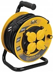 IEK INDUSTRIAL PLUS Катушка УК30 с т/з 4 места 2Р+PЕ/30метров 3х1,5мм2 IP44 Industrial plus