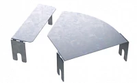 DKC Крышка для угла горизонтального изменяемого угла CPO 0-45 осн.80