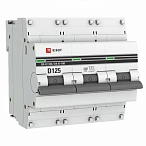 EKF PROxima ВА 47-100 Автоматический выключатель  (D) 3P 125А 10kA