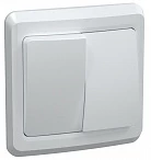 IEK VEGA ВС10-2-0-ВБ Выключатель 2 кл 10А ВЕГА (белый)