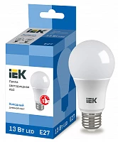 IEK Лампа светодиодная ECO A60 шар 13Вт 230В 6500К E27