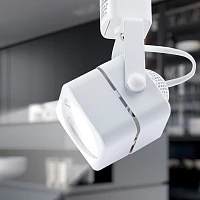 ЭРА TR10-GU10 WH Белый Светильник Трек MR16