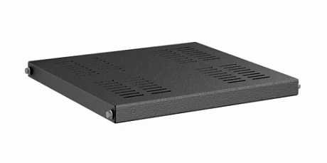 DKC Полка 1U стационарная, "С" профиль, глубина 453мм для напольных 19" IT-корпусов ДКС серии CQE, RAL9005