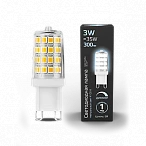 Gauss Лампа G9 AC185-265V 3W 300lm 4100K керамика диммируемая LED