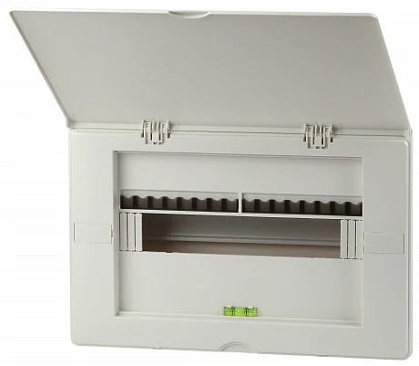 ЭРА Пластиковый бокс встраиваемый White_UBOX16 UNIQUE 16 модулей встраиваемый с белой крышкой