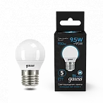 Gauss Лампа Шар 9.5W 950lm 6500K E27 LED 1/10/100