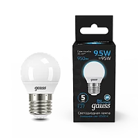 Gauss Лампа Шар 9.5W 950lm 6500K E27 LED 1/10/100
