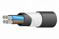 Кабель силовой алюминий АВБШв (АВББШв) 4x25мм² бронированный черный ГОСТ