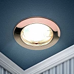ЭРА KL1 SC Медь Светильник литой простой MR16,12V, 50W