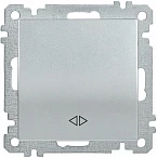 IEK ВС10-1-3-Б Выключатель  одноклавишный  перекрестный 10А BOLERO серебрянный