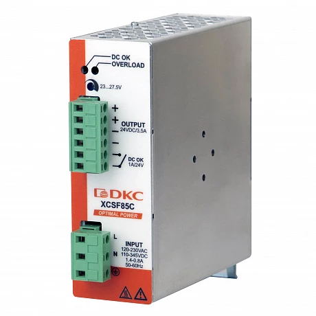 DKC Источник питания "OPTIMAL POWER", однофазный, 85Вт, 3.5А, 24В