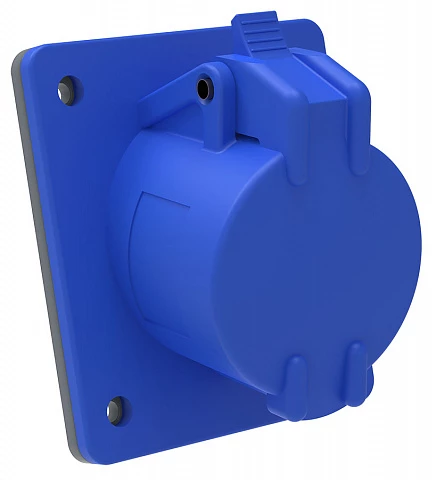 IEK Розетка встраиваемая ССИ-413 16А-6ч/200-250В 2Р+PЕ IP44 MAGNUM