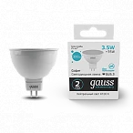 Gauss Лампа Elementary MR16 3.5W 300lm 4100K GU5.3 LED