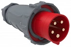 IEK Вилка переносная ССИ-035 63А-6ч/200/346-240/415В 3Р+РЕ+N IP67 MAGNUM