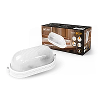 Gauss Светильник НБП IP54 212*160*80 овал лампу Е27 max 60W, 1/12