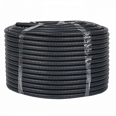 EKF PROxima Труба гофр. FRHF с зондом d16мм (100м) черная Plast
