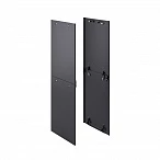 DKC Панель двухсекционная для напольных 19" IT-корпусов ДКС, 2 шт, 2000x600 RAL9005