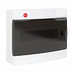 DKC Щиток настенный с дверцей 12 мод.,IP41, белый, с клеммным блоком 63А
