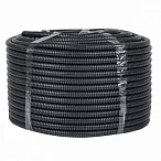 EKF PROxima Труба гофр. ПНД Plast с зондом d25мм (50м.) черная