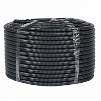 EKF PROxima Труба гофр. ПНД Plast с зондом d25мм (50м.) черная