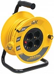 IEK Катушка УК20 с т/з 4 места 2Р+PЕ/20м 3х1,0 мм2 "Industrial"