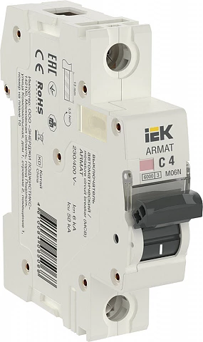 IEK ARMAT Автоматический выключатель M06N 1P C 4А