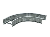 DKC Угол лестничный 90 градусов 150x300, цин