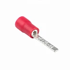 EKF PROxima Наконечник штыревой плоский изолированный НШПИ 0.25-1.5 (уп 50шт)