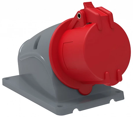 IEK Розетка стационарная ССИ-114 16А-6ч/380-415В 3Р+РЕ IP44 MAGNUM
