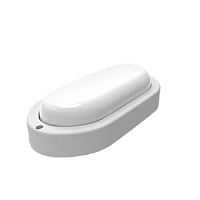 Gauss Светильник ЖКХ LITE овал 15W 1100lm 4000K 200-240V IP65 200*98*46мм белый LED